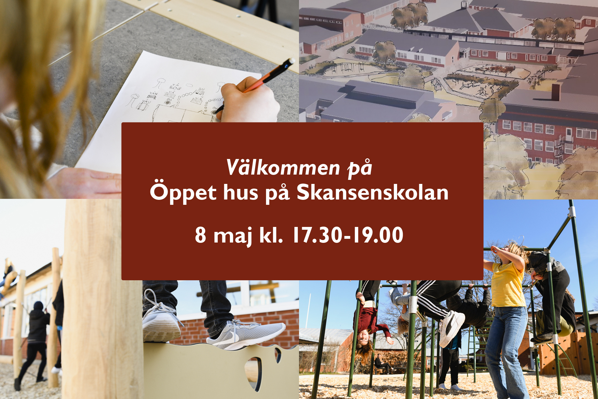 Bild på en affisch till Öppet hus
