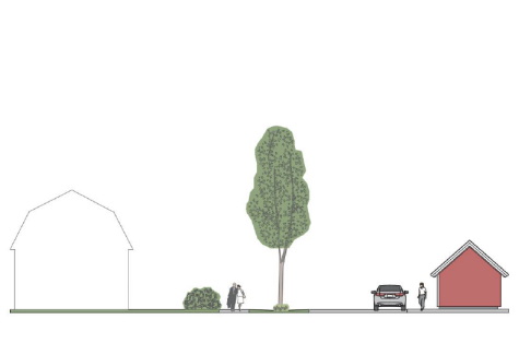 Gatuvy Österlånggatan i Mörbylånga