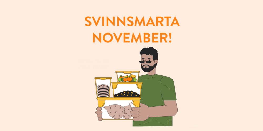 Svinnsmarta november - illustration från Klimatkalendern.