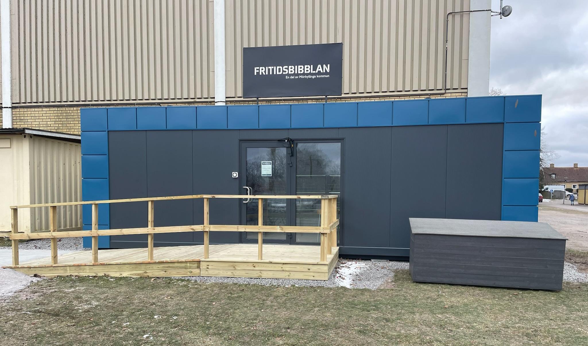 Bild på nya fritidsbibblan