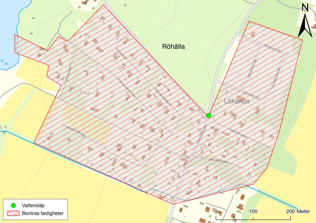 Vattenavstängning Lökenäs 260120