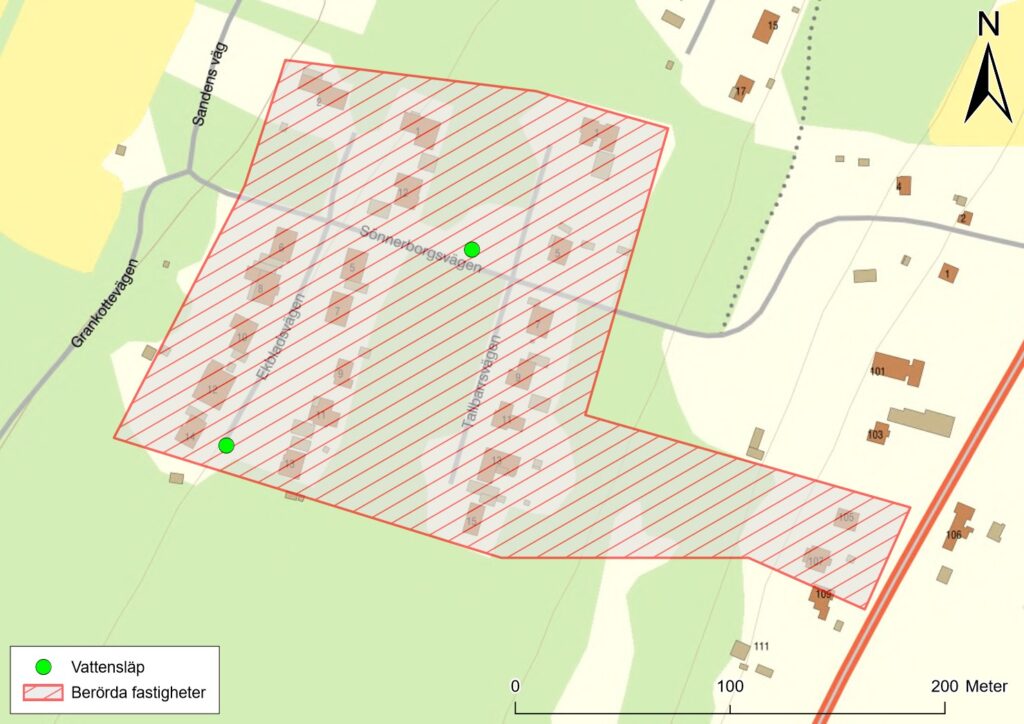 Vattenavstängning Sönnerborg 260113