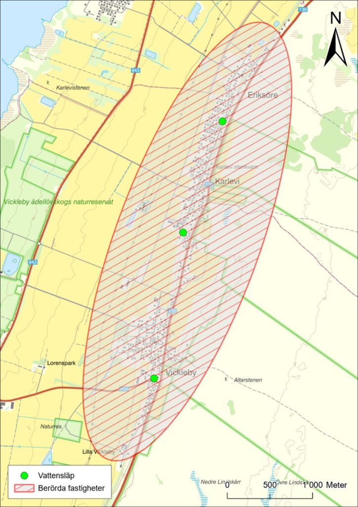 Sänkt vattentryck i Eriksöre 260521