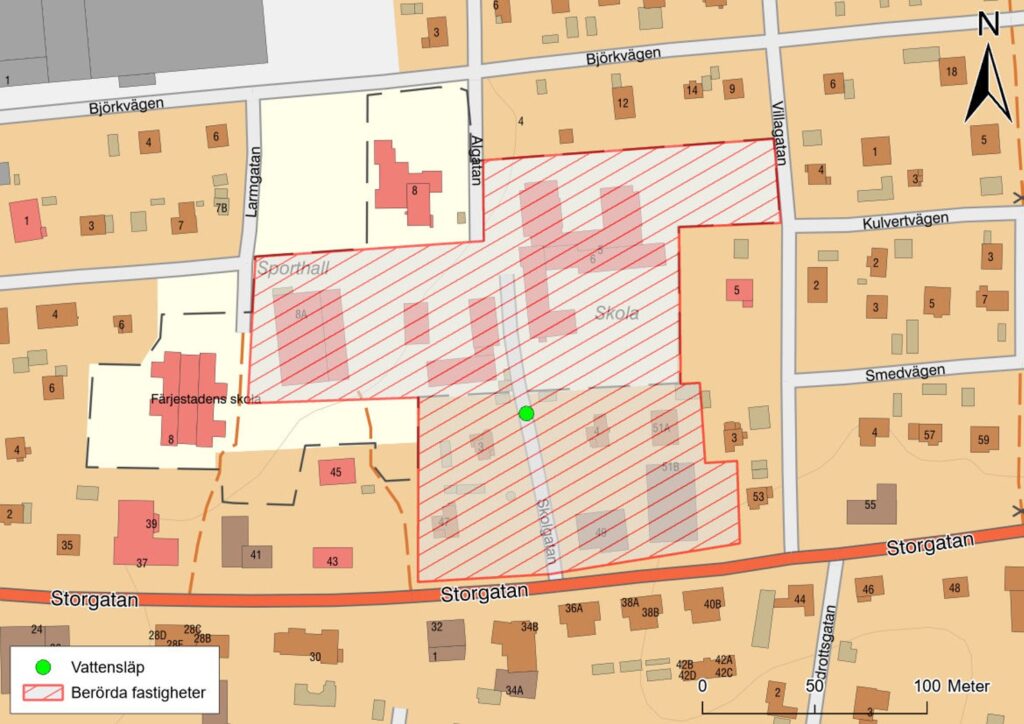 Vattenavstängning Färjestaden 260916